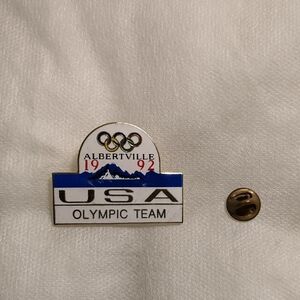 USA Olympic Team Pin - Gold and Blue